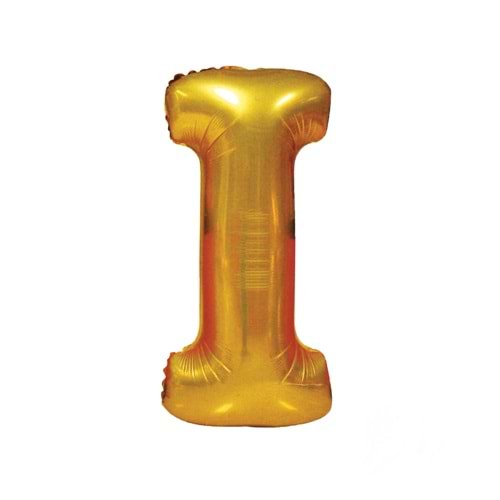 34 inç I Gold Renk Harf Folyo Balon