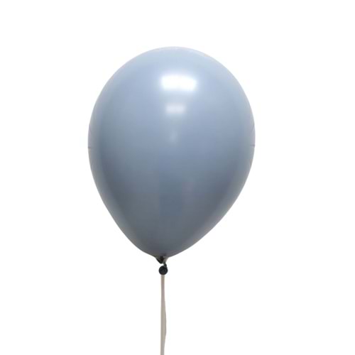 12 inç Fırtına Mavisi renk 10 lu Retro Dekorasyon Balonu