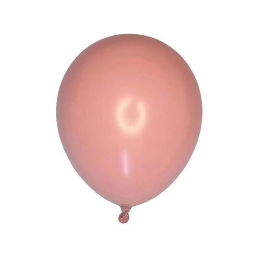 12 inç RoseWood renk 100 lü Pastel Dekorasyon Balonu