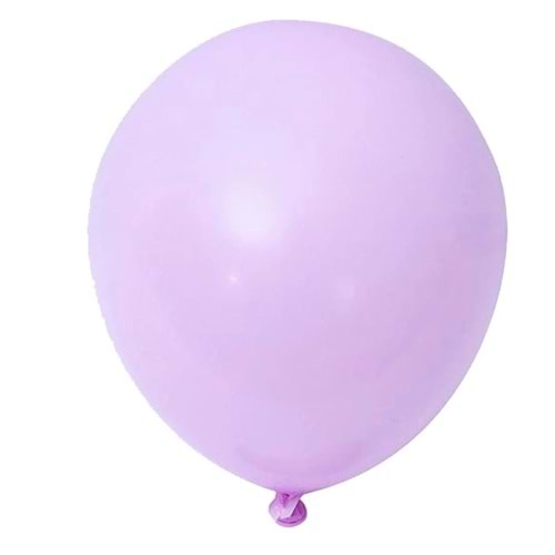 12 inç Lila renk 10 lu Pastel Dekorasyon Balonu