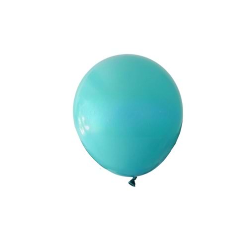 12 inç Turkuaz renk 10 lu Pastel Dekorasyon Balonu