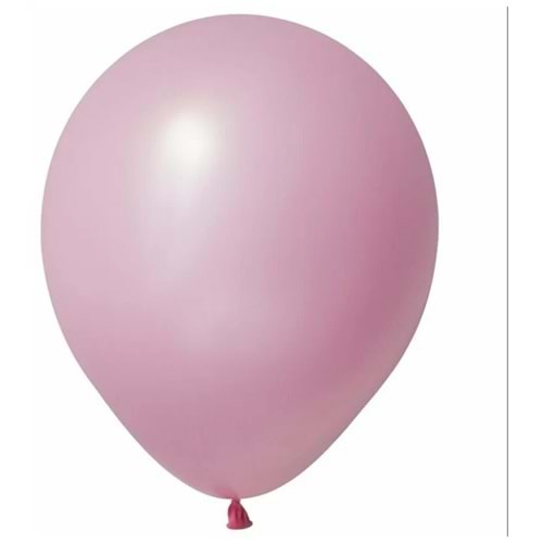 12 inç Retro Pembe renk 100 lü Retro Dekorasyon Balonu