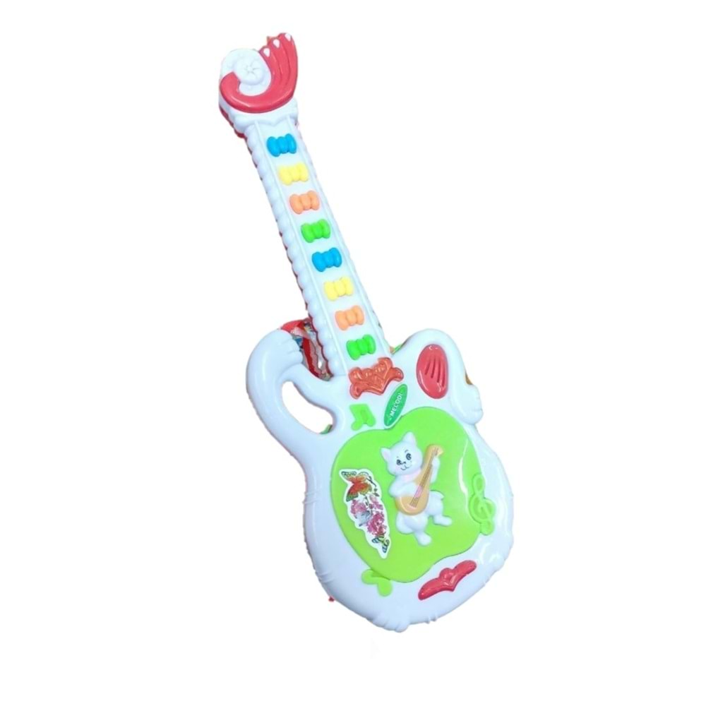 Gitar Müzikli Pilli Efsane Gitar Çocuk Gitarı Çocuk Oyuncağı