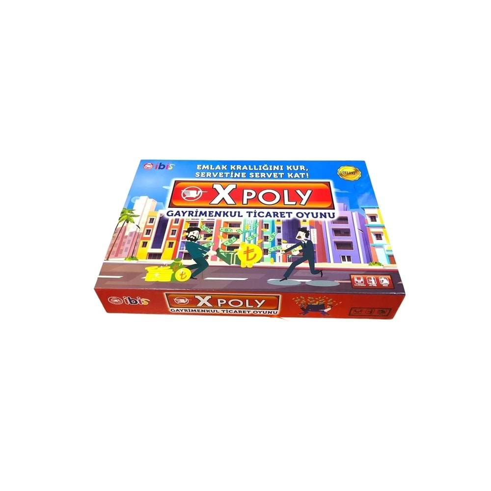 X-Poly Gayrimenkul Ticaret Oyunu Kutu Oyunları Yetişkin Oyunları