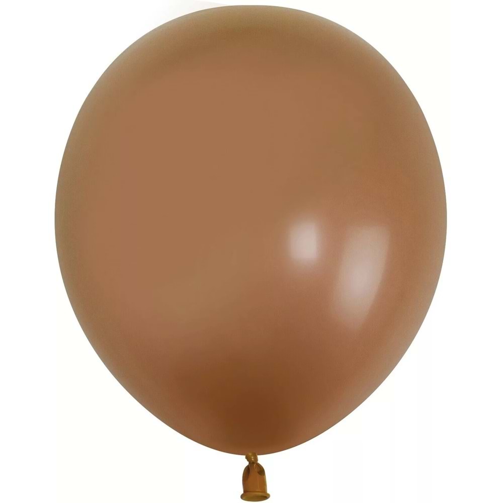 12 inç Karamel renk 100 lü Pastel Dekorasyon Balonu
