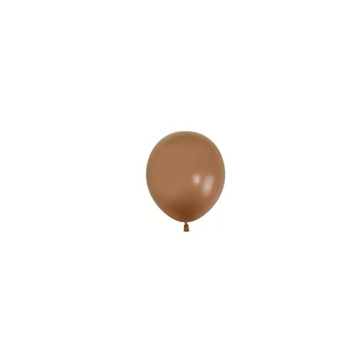 5 inç Karamel Renk Küçük Boy 10 lu Dekorasyon Balonu