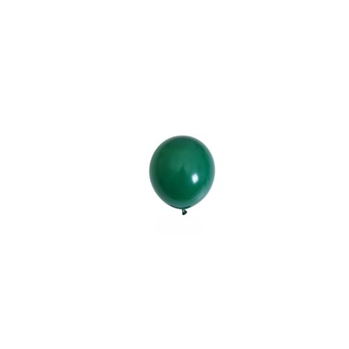 5 inç Koyu Yeşil Renk Küçük Boy 10 lu Dekorasyon Balonu