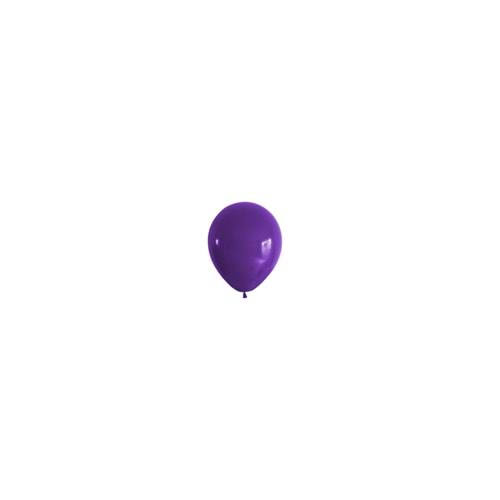 5 inç Mor Renk Küçük Boy 10 lu Dekorasyon Balonu