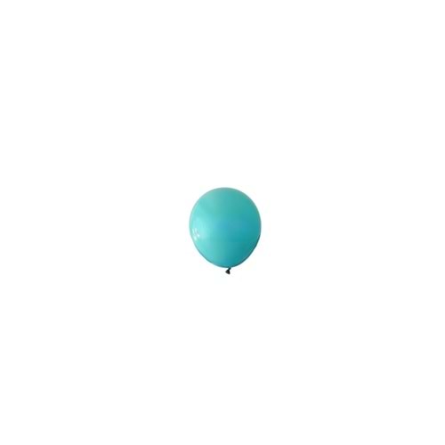 5 inç Turkuaz Renk Küçük Boy 10 lu Dekorasyon Balonu