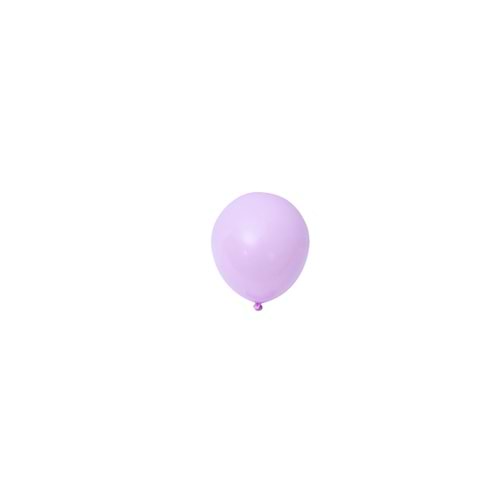 5 inç Lila Renk Küçük Boy 100 lu Makaron Dekorasyon Balonu
