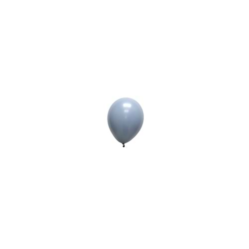5 inç Fırtına Mavisi Renk Küçük Boy 100 lu Dekorasyon Balonu