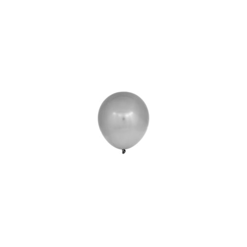 5 inç Pastel Gri Renk Küçük Boy 25 li Dekorasyon Balonu