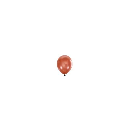 5 inç Yanık Turuncu Renk Küçük Boy 25 li Dekorasyon Balonu