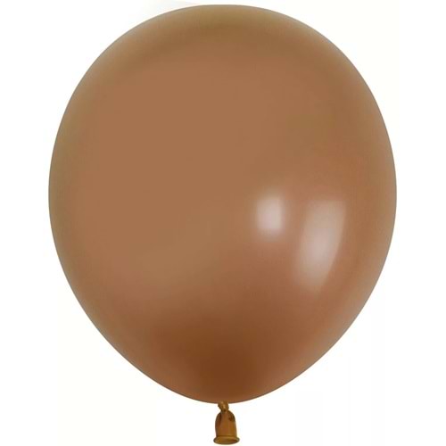 12 inç Karamel renk 25 li Pastel Dekorasyon Balonu