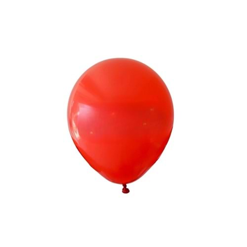 12 inç Kırmızı renk 25 li Pastel Dekorasyon Balonu