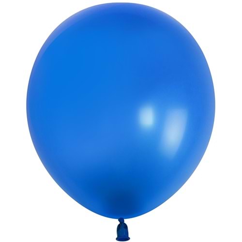 12 inç Koyu Mavi renk 25 li Pastel Dekorasyon Balonu