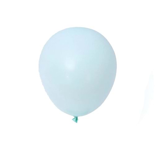 12 inç Mavi renk 25 li Makaron Dekorasyon Balonu