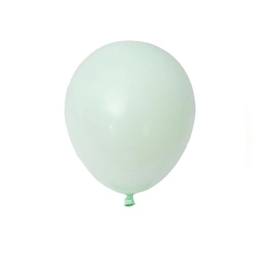 12 inç Yeşil renk 25 li Makaron Dekorasyon Balonu