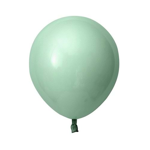 12 inç Kış Yeşili renk 25 li Retro Dekorasyon Balonu