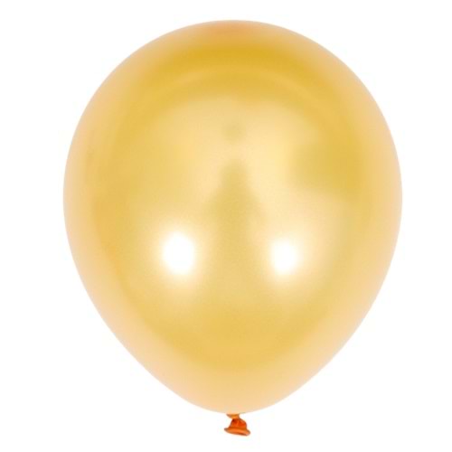 12 inç Rose Gold renk 50 li Metalik Dekorasyon Balonu